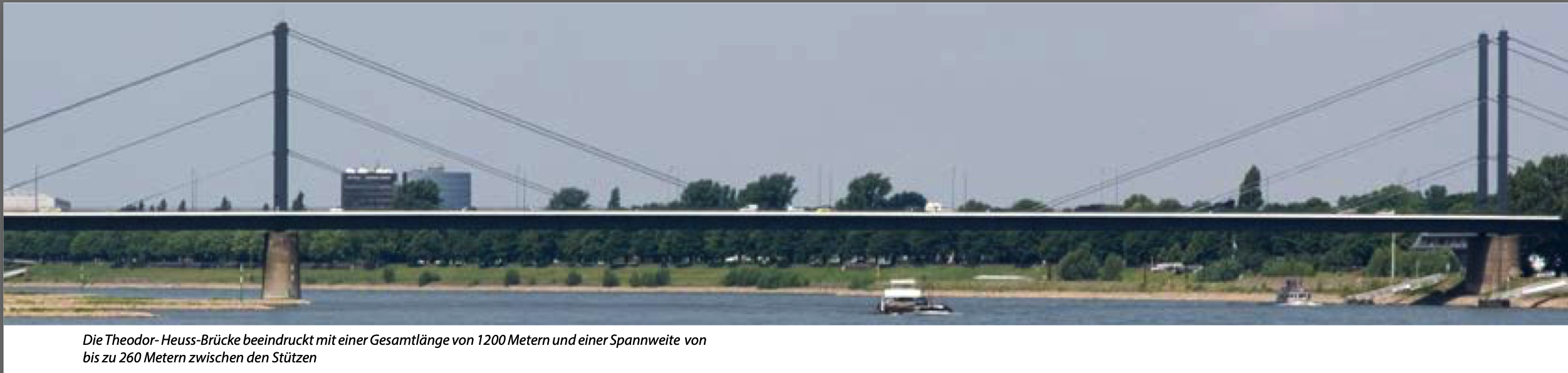 Die Theodor-Heuss-Brücke in Düsseldorf ist von Abriss bedroht